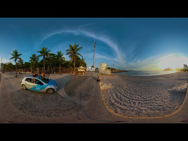 Quarentena em 360 graus  (Before/After 360 Video VR)