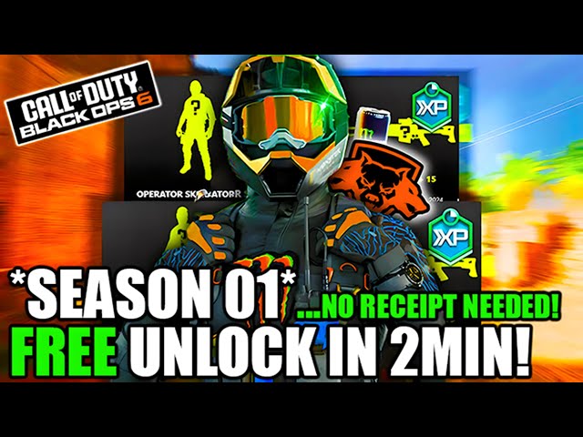 *SEASON 1* FREE Unlock ALL BO6 Monster Skin & Rewards! (Free XP, Free Operators, Blueprints +More)