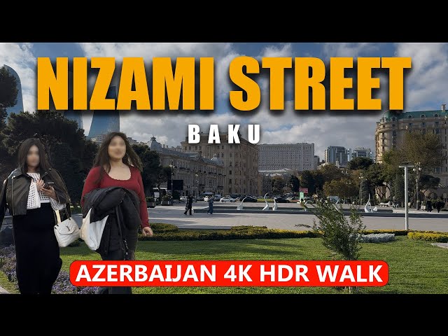 Exploring Nizam Street: Baku's Hidden Gem! | 4K Walking Tour [4K Ultra HDR/60fps]