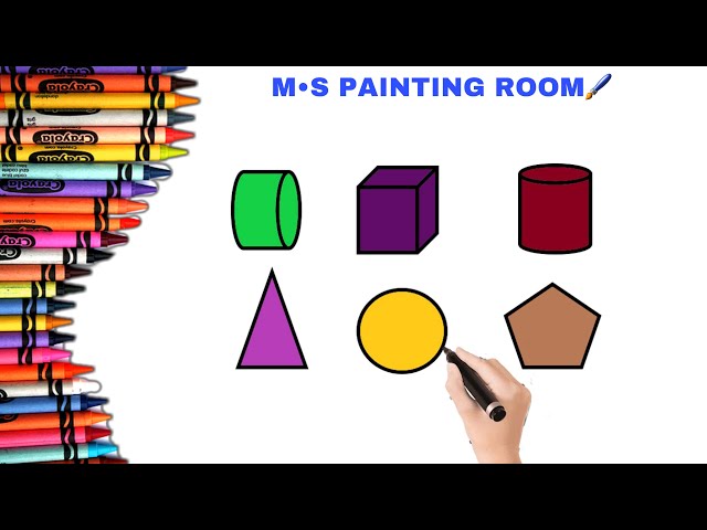 Preschool Learning Videos Let's Learn Geometric Shapes | Educational Videos for Kids #triangle #cube