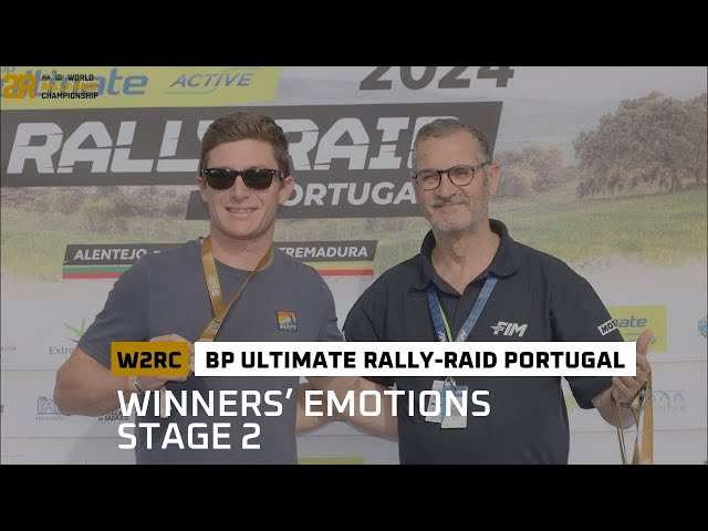 Winners’ Emotion - Stage 2 - BP Ultimate Rally Raid Portugal