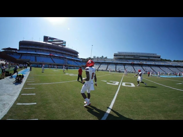 Louisville Football Lamar Warms Up Graphics injected