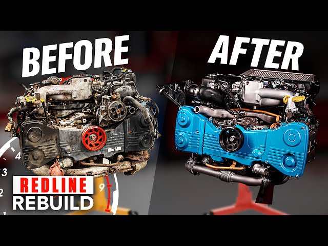 Junkyard Subaru WRX Engine Restoration | Redline Rebuild Time-Lapse