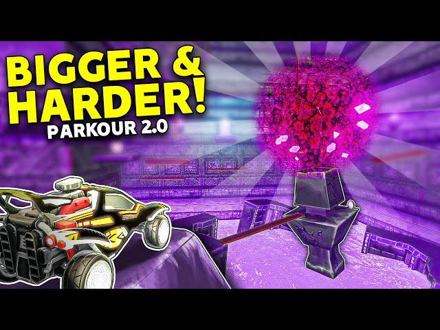 It took me 2 YEARS to create the BIGGEST & HARDEST parkour challenge in Rocket League