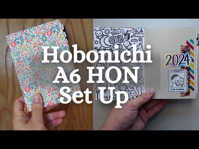 Hobonichi A6 HON Planner FULL Set Up and Flip Through | 2024 Planner Set Ups