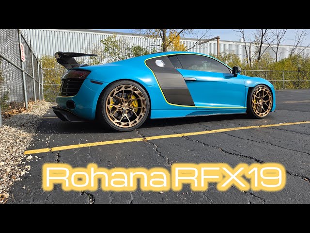 First Audi R8 with Rohana RFX19.