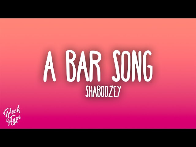 Shaboozey - A Bar Song (Tipsy)