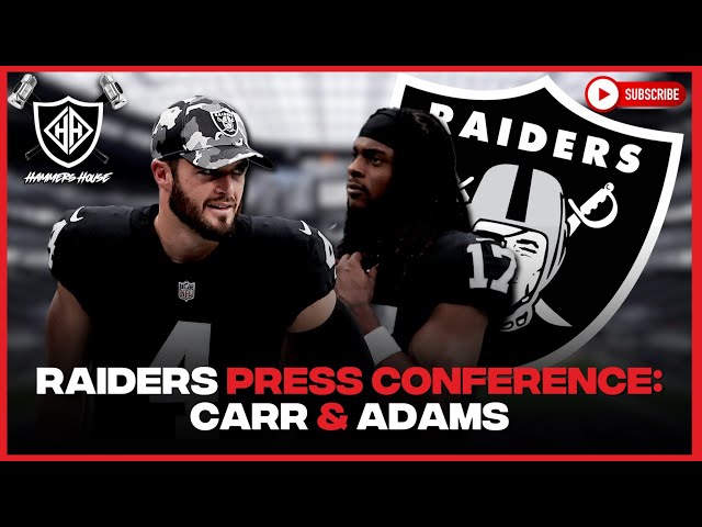 Derek Carr and Davante Adams Presser - 11.30.22 | Raiders | NFL