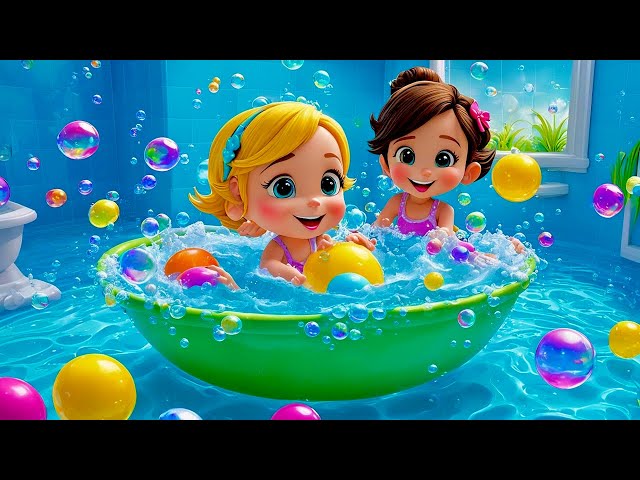 Bath Tub Song | Fun Water Play & Lyrics for Kids | Joyful Bathing Adventure