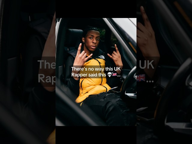 THERES NO WAY THIS UK RAPPER SAID THIS 💀🇬🇧… #krillz #ukdrill #ukrap #shorts #excusememiss