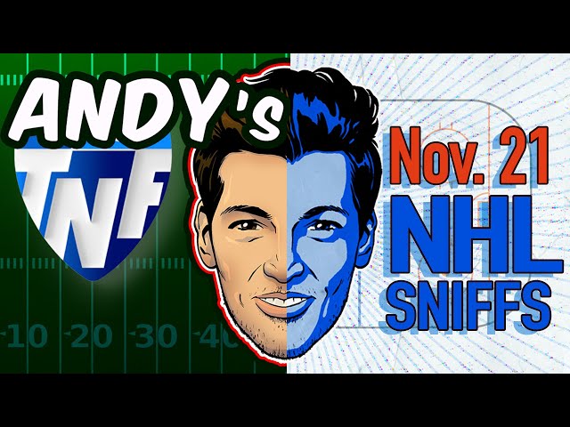 Andy's Best NFL + NHL Sniffs, Picks & Pirate Parlays 11/21/24 | TNF Steelers-Browns