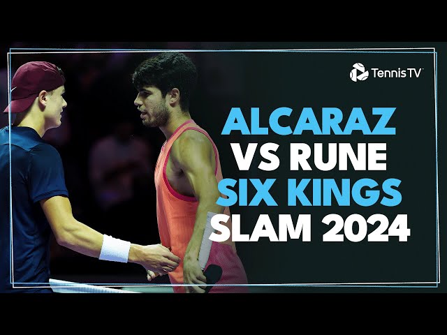 Holger Rune vs Carlos Alcaraz 😮‍💨 | Six Kings Slam 2024 Highlights