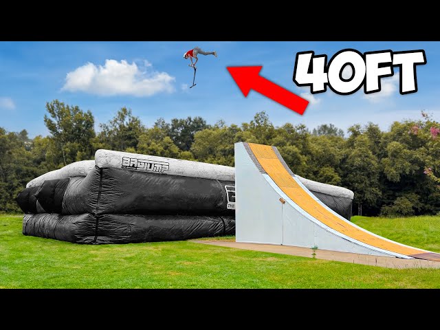 I Built a Mega Ramp Training Course in Backyard!