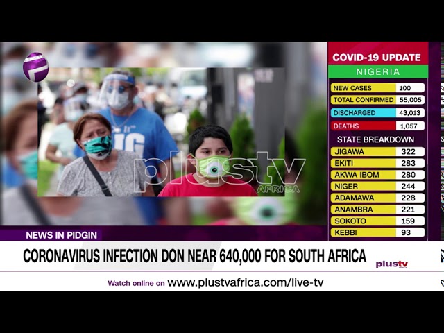 Coronavirus Infections Don Reach 640,000 for South Africa (NEWS | PIDGIN)