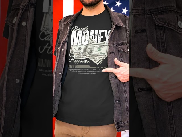 Money shirt | Borcelle Money Can Buy Happiness! #short #shortsvideo