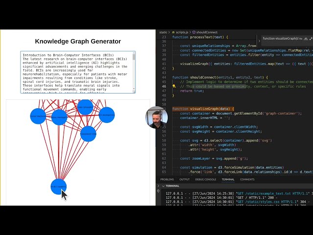 Crafting Knowledge Graphs: Exploring Code, Python, and Connectivity!