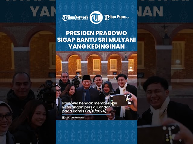 Prabowo Sigap Beri Perhatian ke Sri Mulyani yang Kedinginan di Inggris, Langsung Lakukan Ini