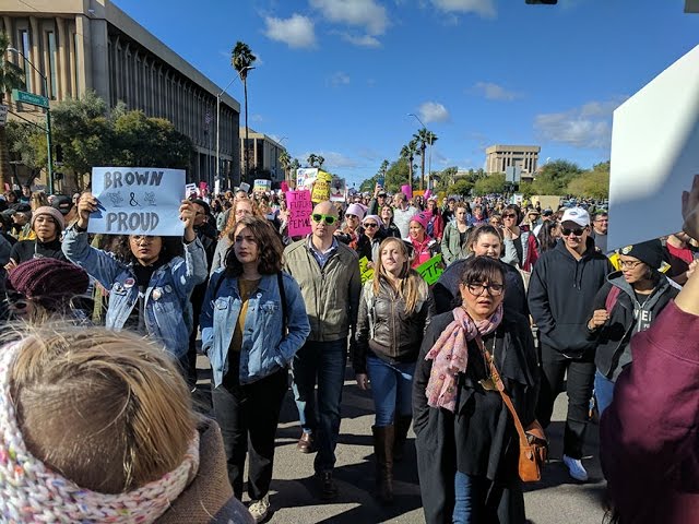 360º VIDEO: Women's March and rally at the Arizona Capitol