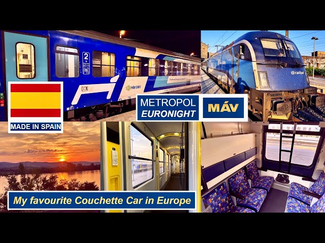 Budapest - Berlin: Metropol EuroNight Train Spanish Couchette Sleeping Car