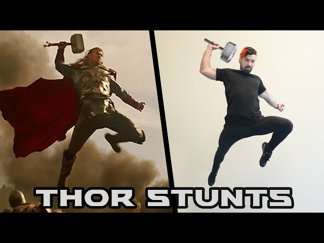 Thor Stunts In Real Life (Parkour, Marvel)