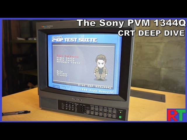 Is this the best starter CRT PVM? 📺 Sony PVM 1344Q Deep Dive | Retro Tech