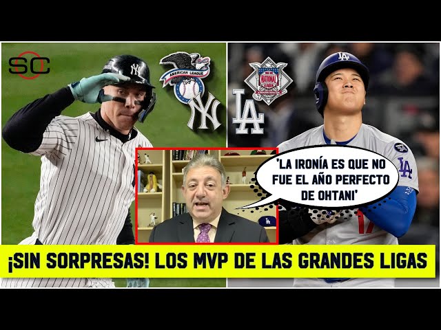 AARON JUDGE y SHOHEI OHTANI son los MVP de FORMA UNÁNIME de la MLB ¡SIN SORPRESAS! | SportsCenter