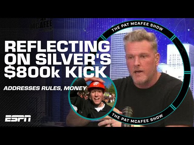 Pat McAfee admits he was emotional after Henry Silver's $800,000 winning kick | The Pat McAfee Show