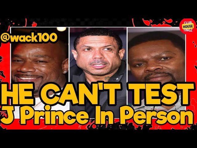 BENZINO SAYS WACK 100 CAN'T TEST J PRINCE'S GANGSTA IN PERSON. PT1