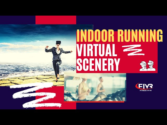 VR | Indoor Running in Virtual Scenery Treadmill Workout MetaVerse Fitness