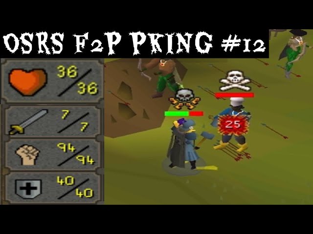 OSRS F2P PKING IRONMAN WITH 40 DEF *EDGE MASSACRE* EPISODE 12