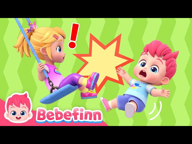 Ouch! Playground Safety Song | EP117 | Bebefinn Nursery Rhymes for Kids