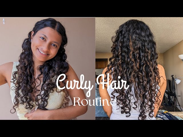 Natural Curly Hair Routines | Curly Indian Hair 💕