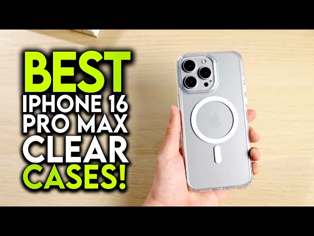 Top 8 Best iPhone 16 Pro Max Clear Cases! ✅