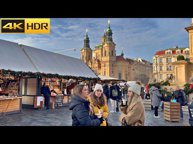 Prague Day Walk - 2023 | Palladium Mall to Old Town | Czech Walking Tour [4K HDR]