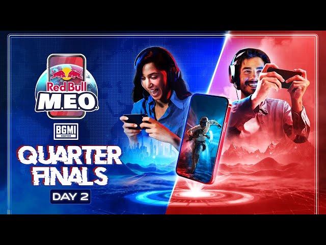 Red Bull M.E.O. 2024 | BGMI | QUARTER-FINALS | Day 2 @GodLikeEsportss @S8ULGG @Orangutan_TV