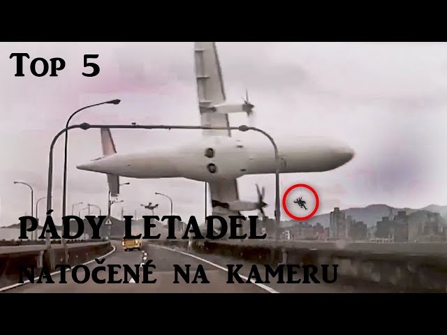 Top 5 - Pádů letadel natočené na kameru ✈️ | TomCZ