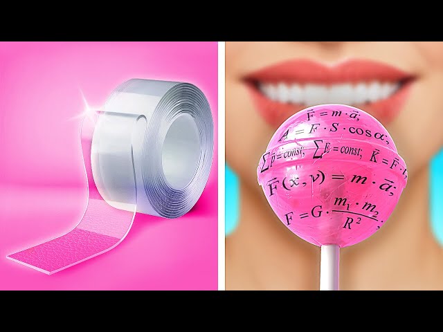 EASY SCHOOL HACKS! Awesome DIY Ideas fo Creative Students 123 GO! Kevin