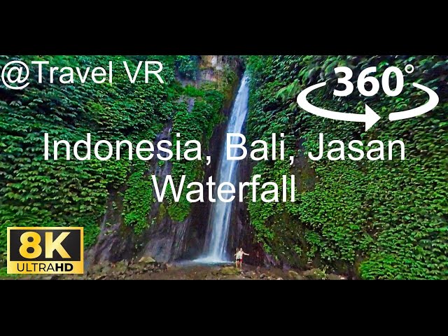 Indonesia, Bali, Jasan Waterfall 2023 - VR Insta 360 8K Video