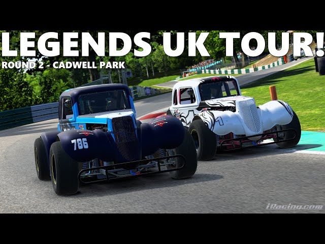 Chaos at Caldwell!| iRacing Legends League UK Tour - LIVE | Round 2 Cadwell Park