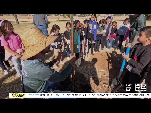 Maryvale school gets new trees to benefit the Valley for years to come