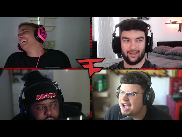 FaZe Nuke Squad Reacts to BEST SNIPER on Warzone Rebirth Island!