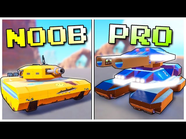 NOOB vs Pro TEAM Tank Battle is INSANE! (Trailmakers Multiplayer)