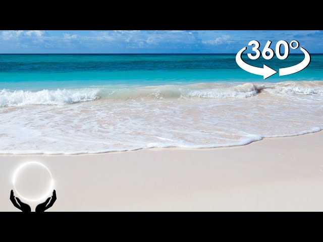 360° Video 4K - Tropical Beach Relaxation | Stress Relief, Meditation, Sleep #71