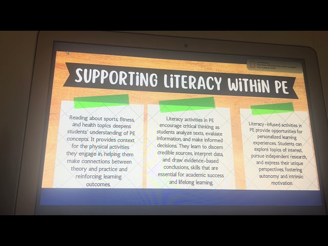 Literacy in physical education