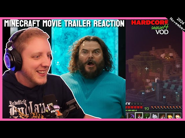 Philza reacts to Minecraft Movie Trailer & Hardcore - Philza VOD - Streamed on November 20 2024