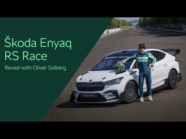 Škoda Enyaq RS Race - Reveal with Oliver Solberg