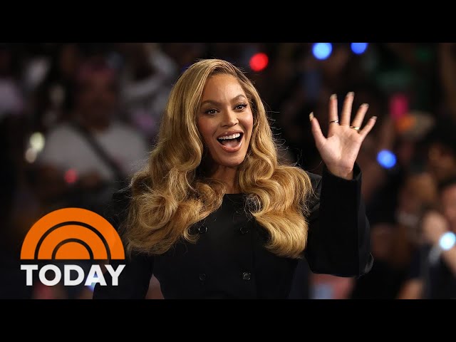 Beyoncé hits the campaign trail with Kamala Harris in Houston