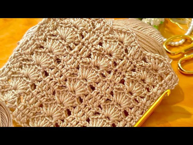 How to Crochet for Absolute Beginners!🌸 Crochet Baby Blanket,Free crochet tutorial