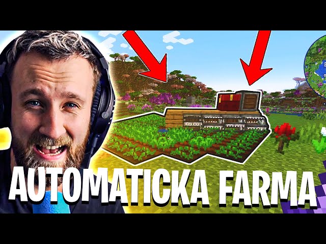 STAVÍME PRVNÍ AUTOMATICKOU FARMU NA MAJNR+! | w/@DejvikGOD