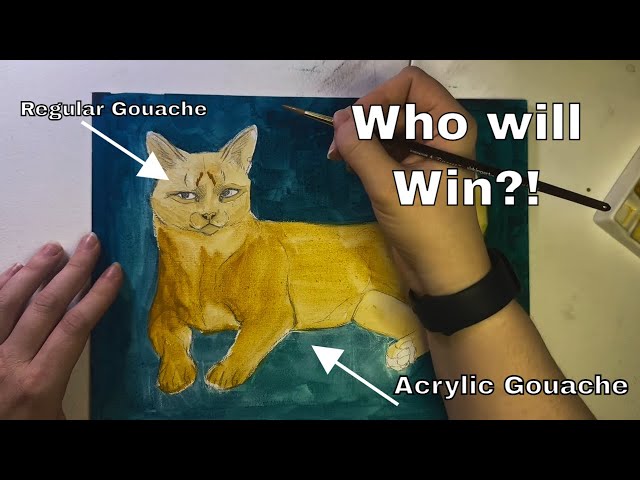 Acrylic Vs Regular Gouache: Painting Showdown - Watch And Learn!